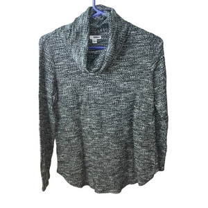 sonoma women’s grey cowl neck sweater